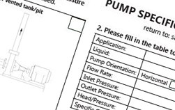 Pump Specification Form